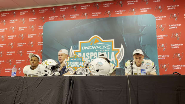 Watch: Brent Key, Ahmari Harvey, Jamal Haynes, and Haynes King post-win against UCF